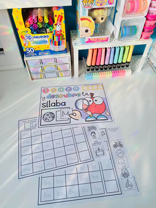 Cuadernillo Traza y descubre la sílaba