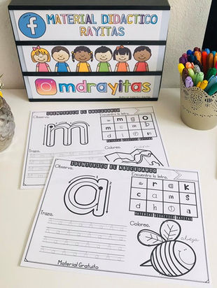 Trazo e identifico el abecedario