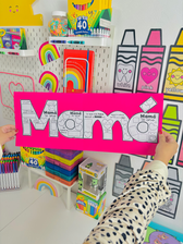 Letrero para mamá