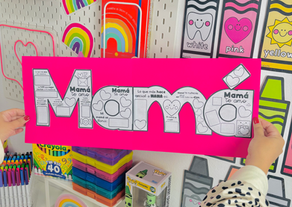 Letrero para mamá