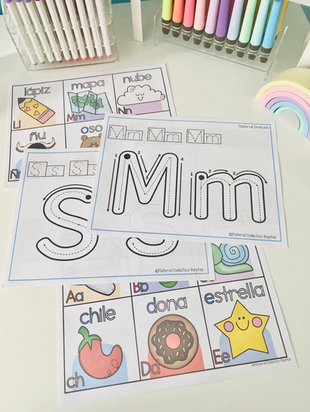 Trazo mi abc mayúsculas y minúsculas