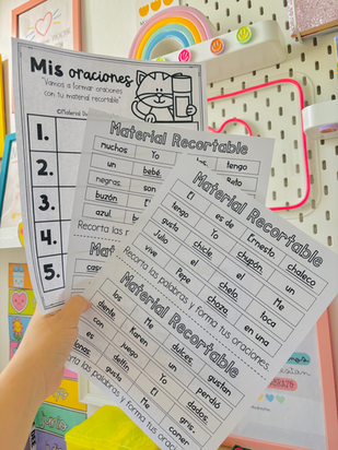 Vamos a construir oraciones