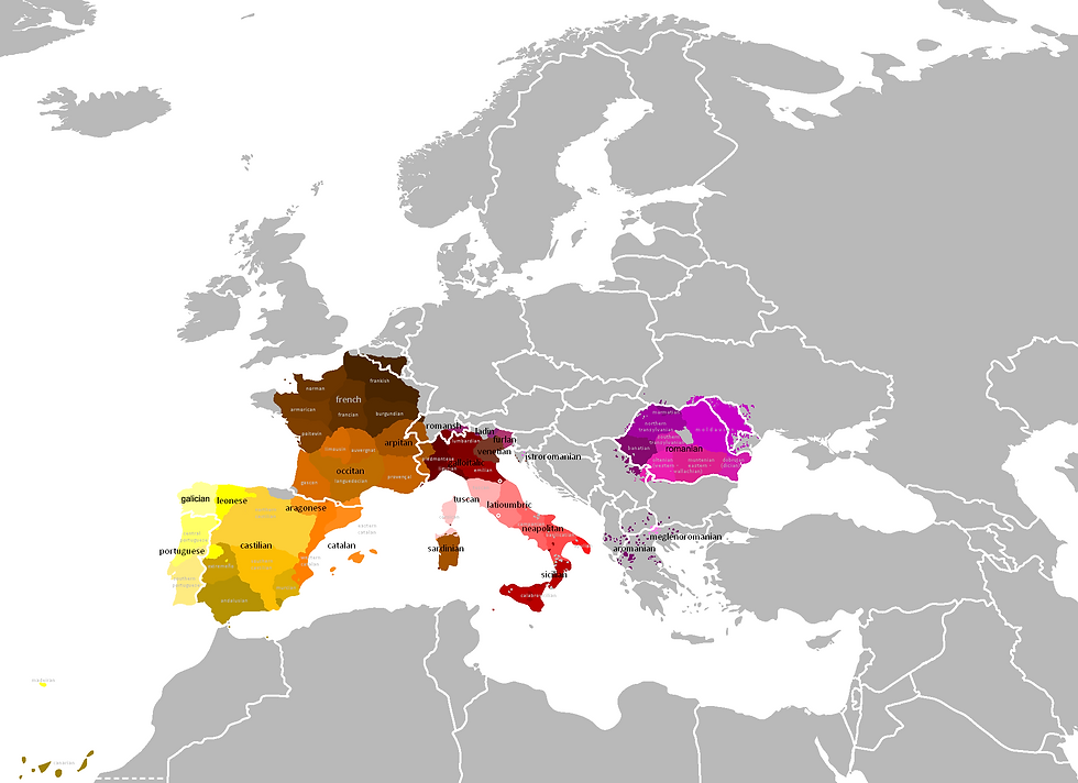 Linguistiquement et culturellement, la France s'intègre pourtant naturellement dans le continuum des cultures romanes du sud de l'Europe.
