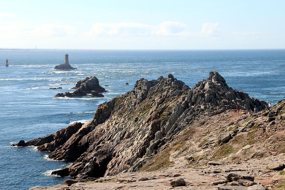 Le Finistère français : la pointe du Raz à Plogoff en Bretagne