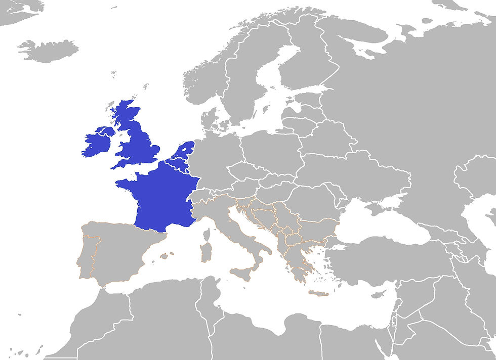 Conception de "l'Europe de l'ouest" portée par le monde Anglo-Saxon au début du 20ème siècle. Souvent pensée à tords comme un ensemble géographique, il s'agit en fait d'un ensemble de territoire géographiquement, climatiquement et culturellement disparates regroupant les pays perçus comme démocratiques et "modernes" selon les critères Anglo-saxons de l'époque.