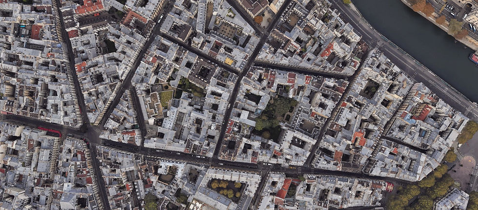 Tissu urbain Parisien