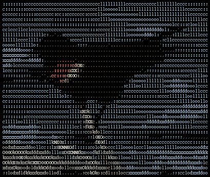 image from wikipedia : Ascii Art