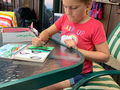 Give a Kid Art Supplies and They Give You Art