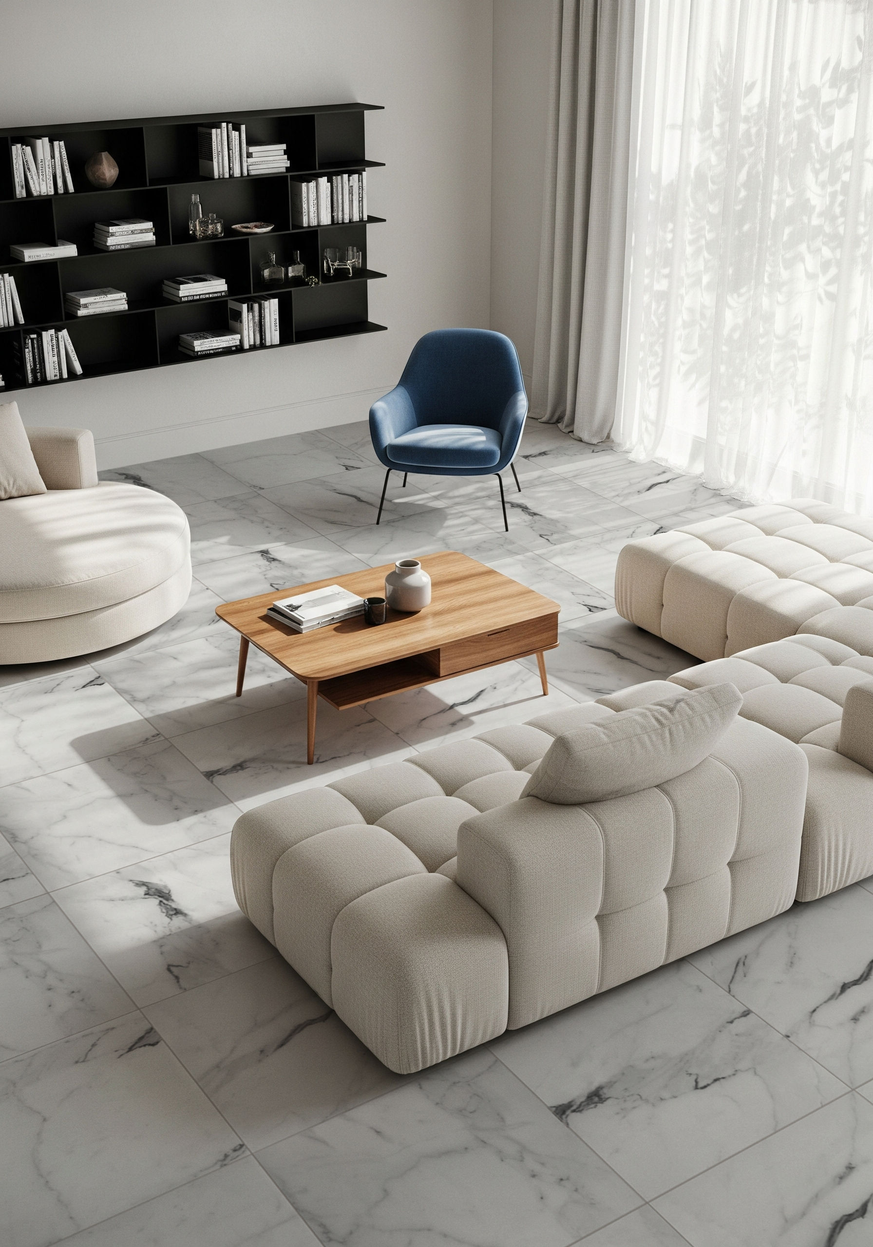 ESTATUARIO GRIS MATE 61X61