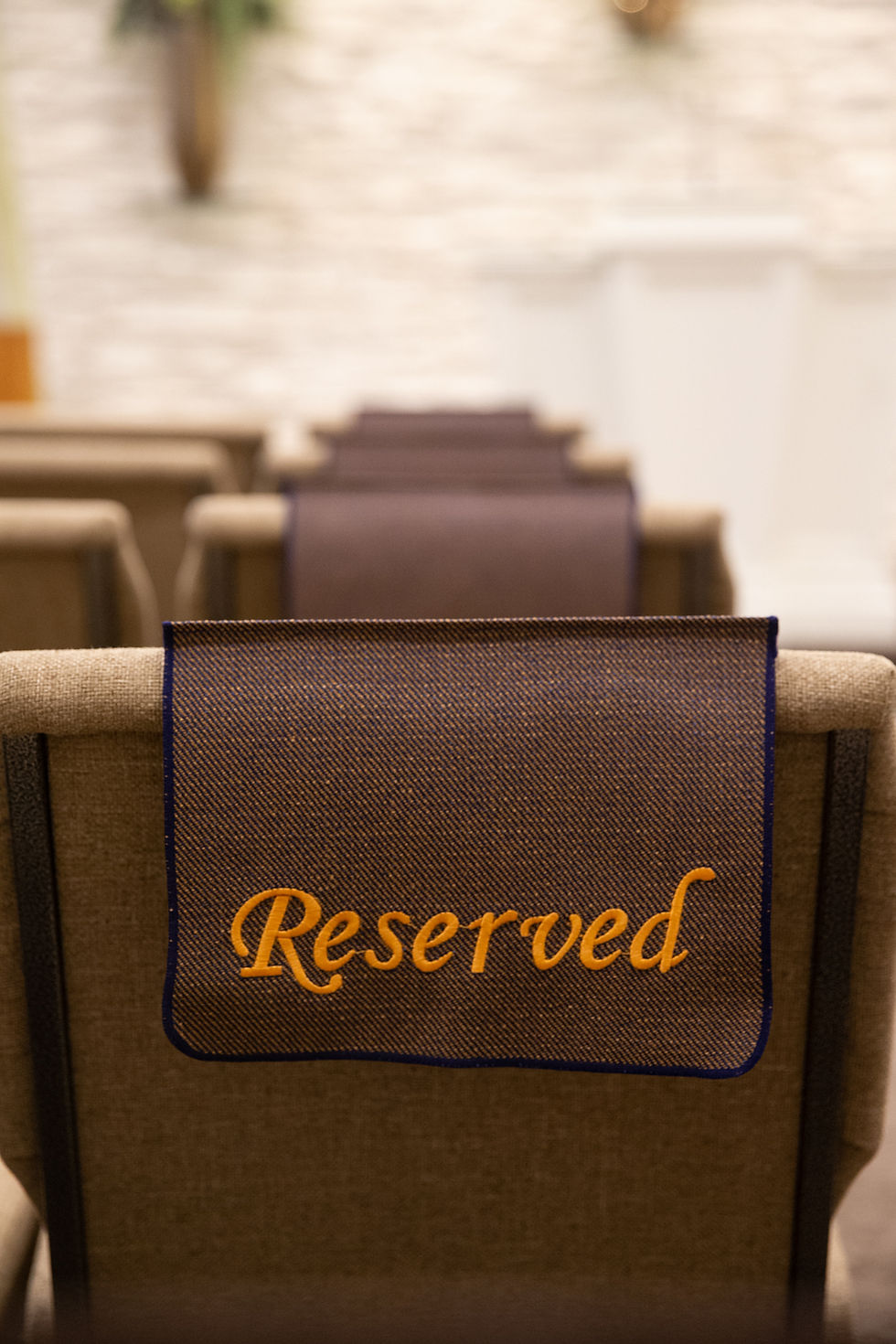 Thumbnail: Reserved Chair Signs (Bundle of 10)