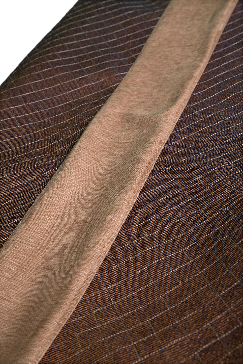Thumbnail: Tan/Mauve Cot Cover