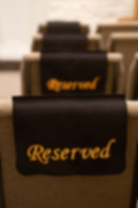 Reserved Chair Signs (Bundle of 10)
