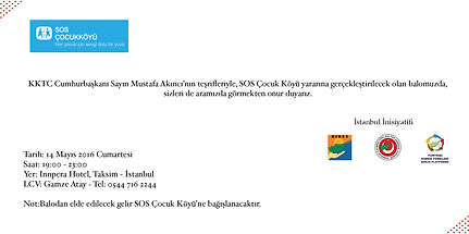 invitation for the event