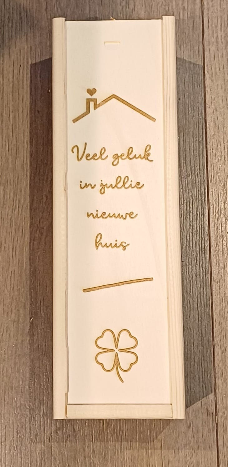 Wijnkist Nieuw huis