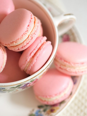 White Chocolate Raspberry Macarons