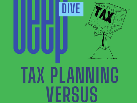 Tax Filing vs. Tax Planning: Know the Difference and Know What You’re Paying For
