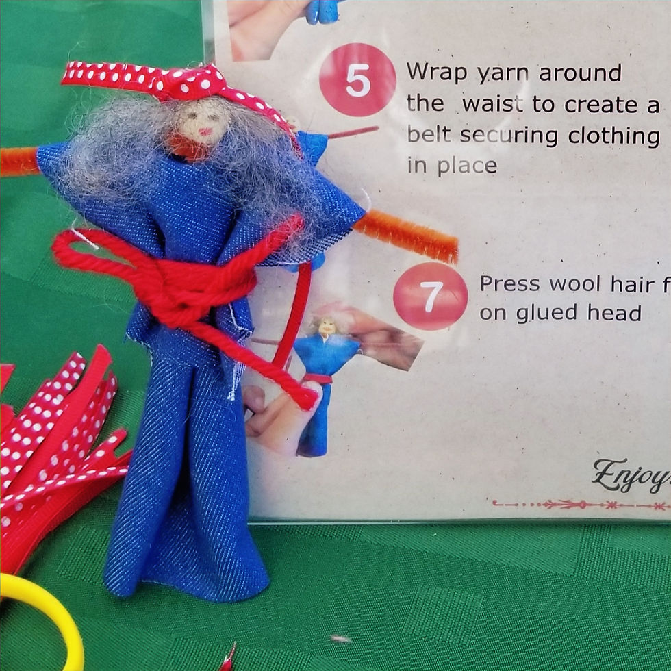 Tutorial – “Rosie the Riveter” Clothespin Doll