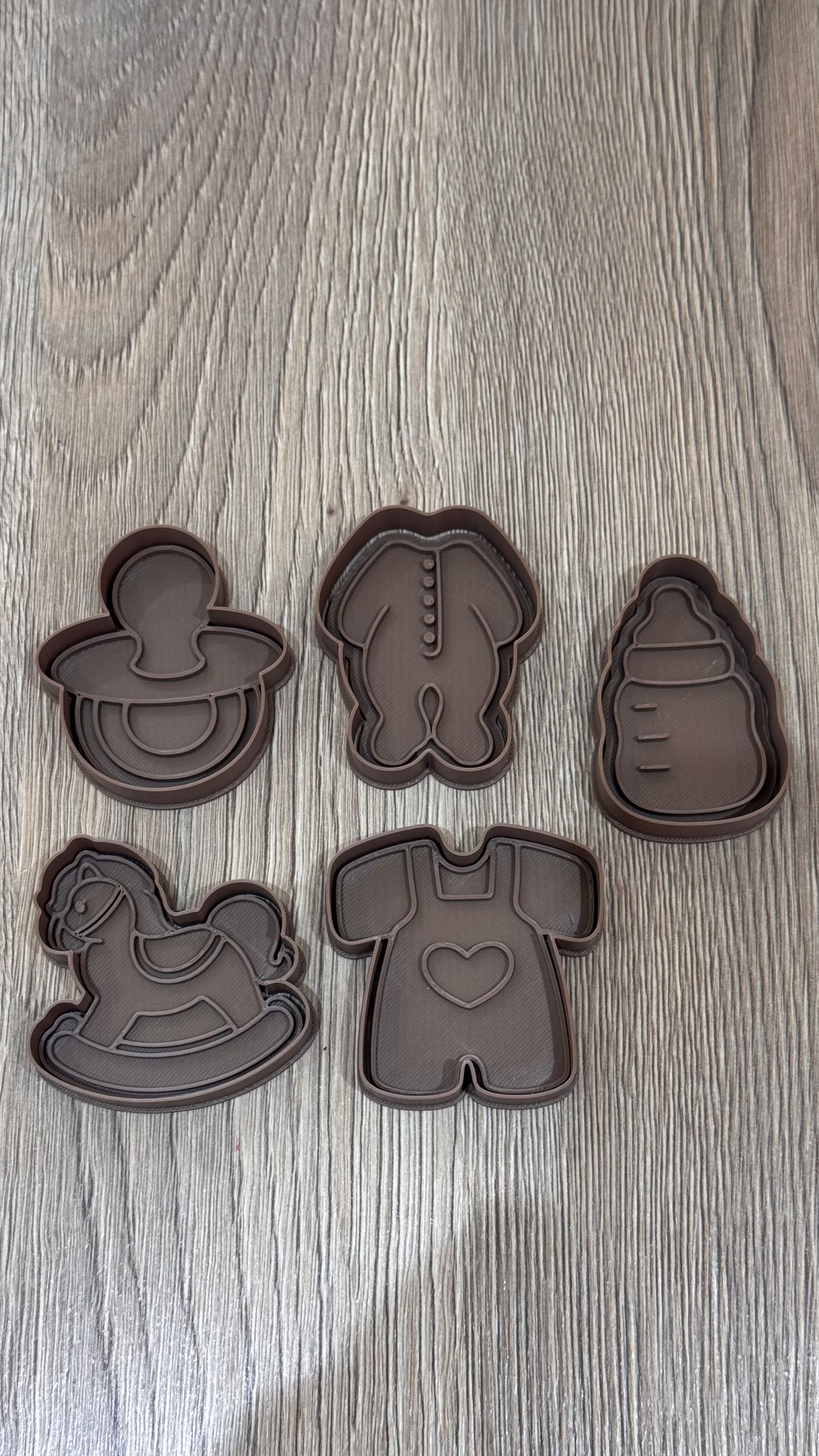Baby Themed Cookie cutters and stamps