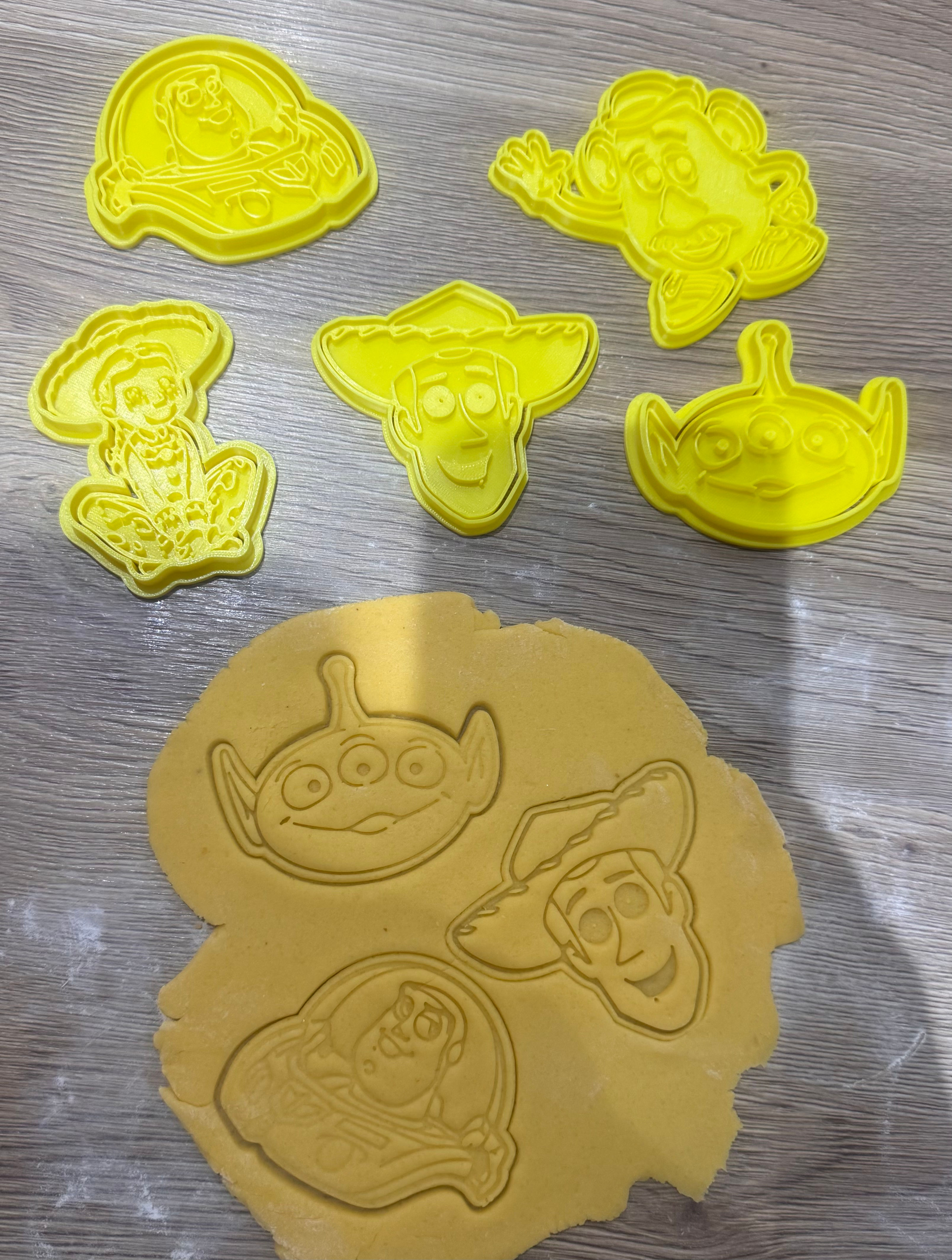 Toy Story Cookie Cutters and stamps