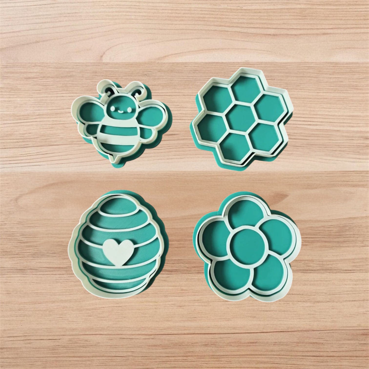 Bumble Bee Cookie Cutters and stamp set