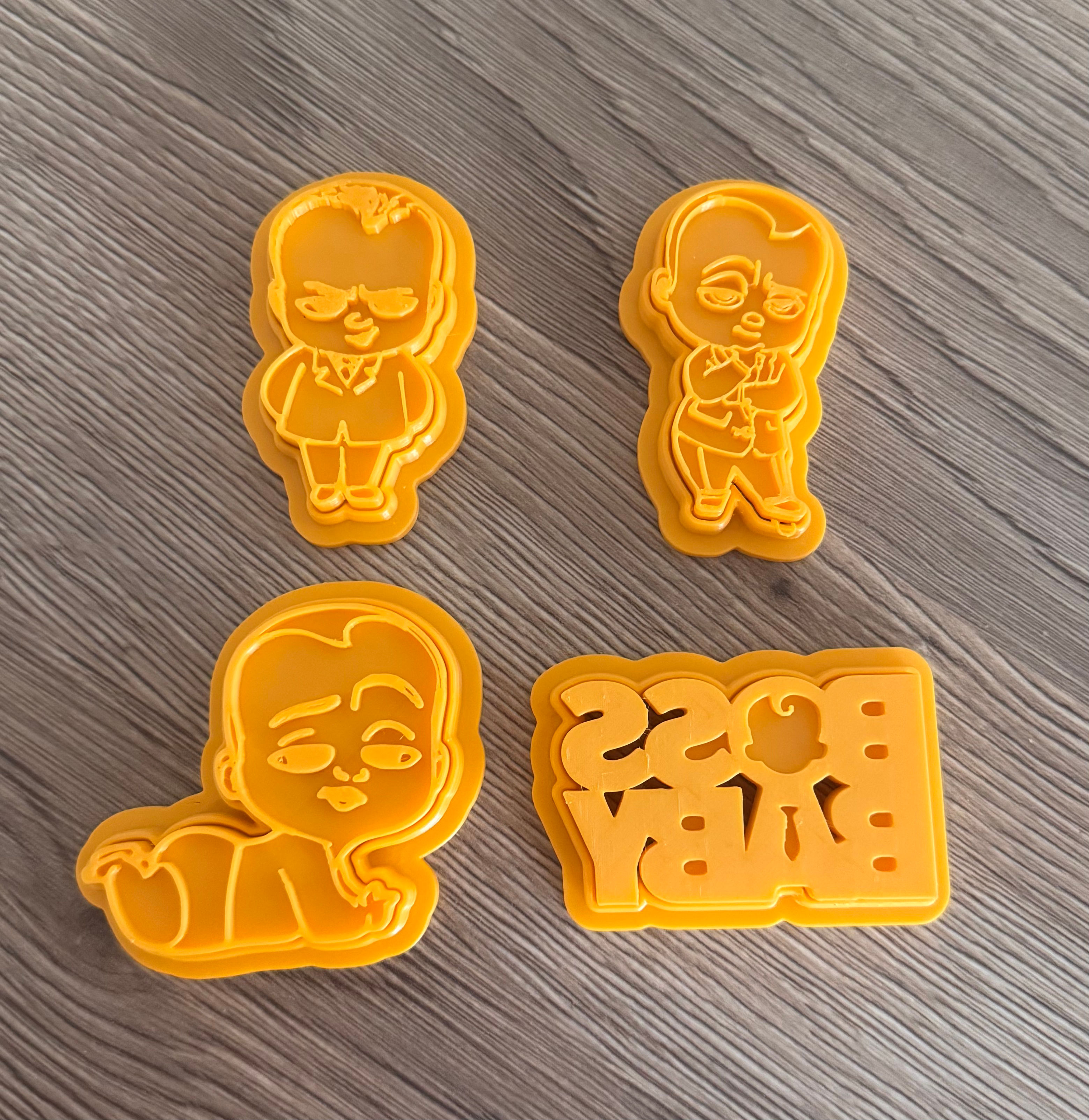 Boss Baby Fondant Stamps