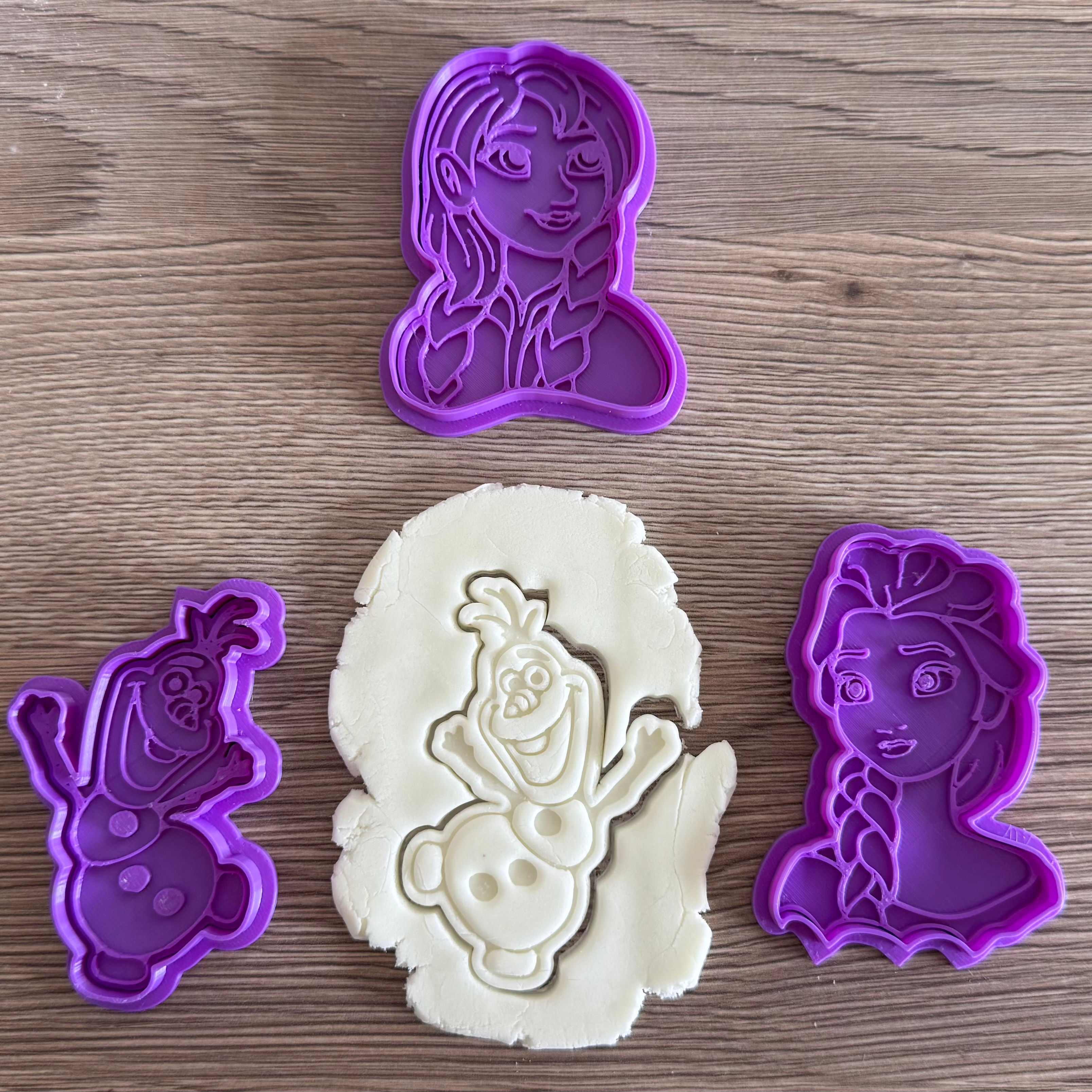 Frozen Cookie Cutters and stamp set