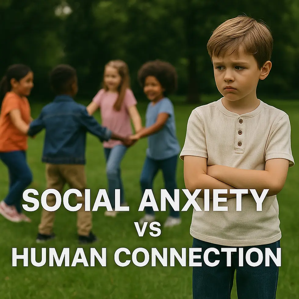 Social anxiety versus human connection.