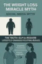 Split graphic comparing social media’s ‘weight loss miracle’ claims about GLP-1 medications with the medical truth that lifestyle changes are required for lasting results.