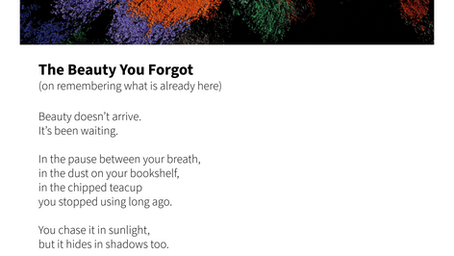 The Beauty You Forgot