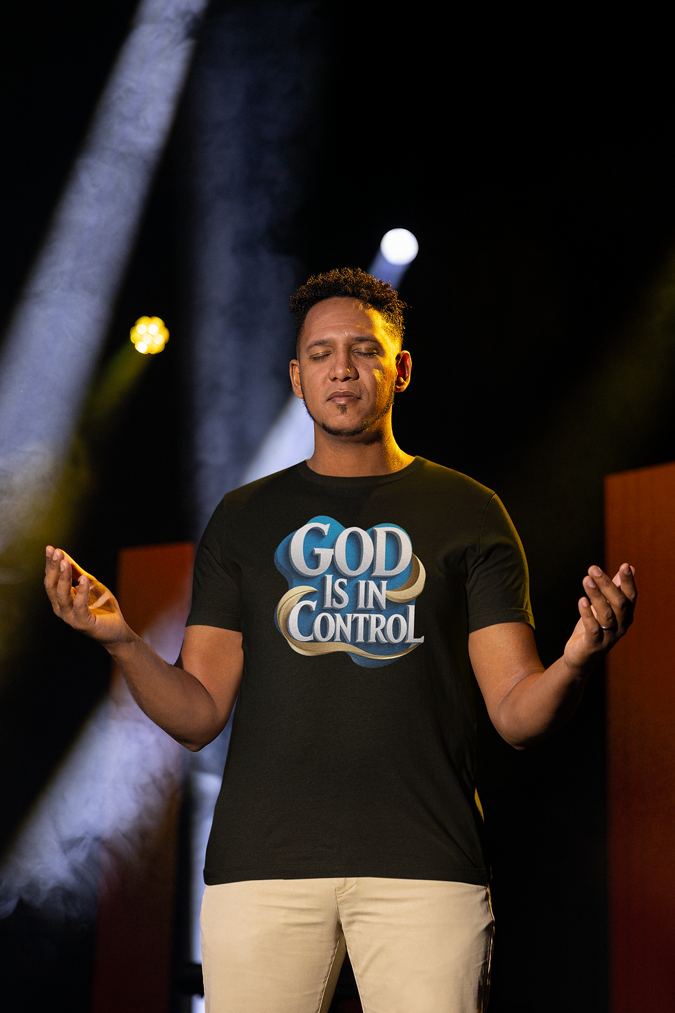 God Is In Control (Black)