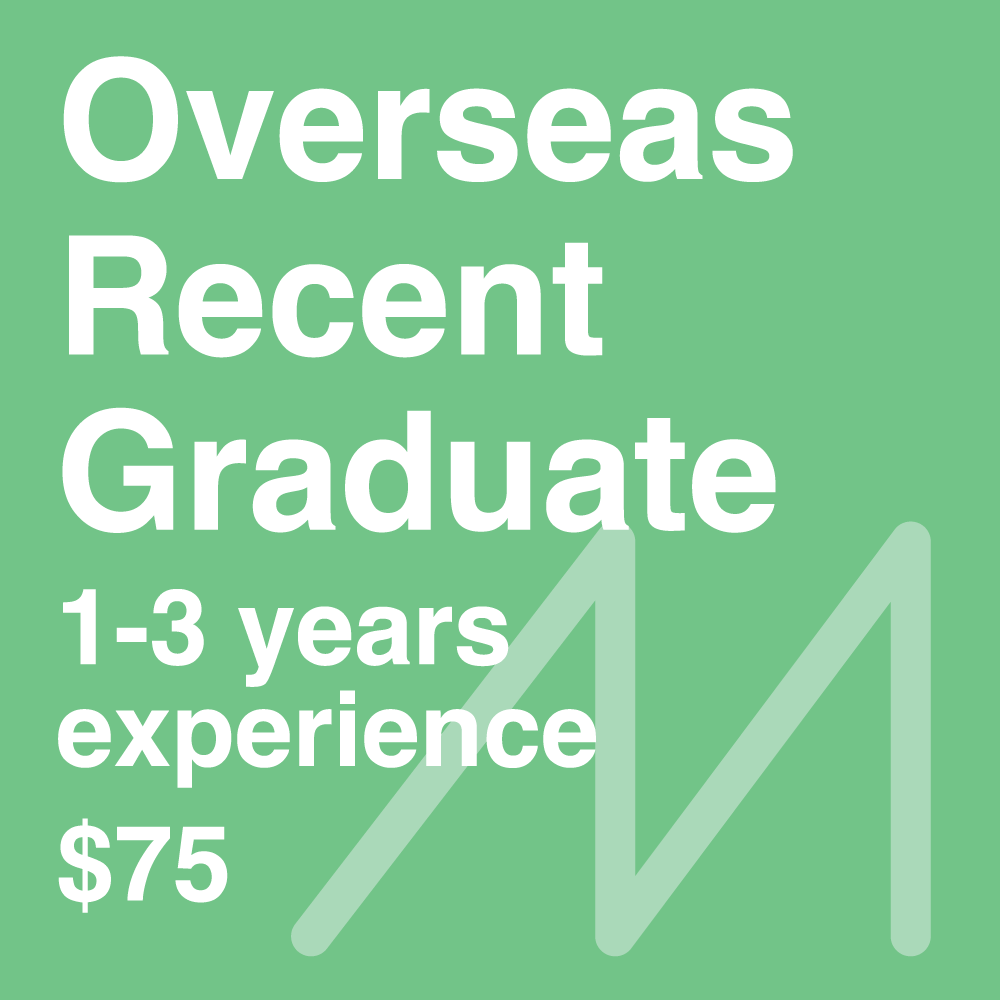 Overseas or Non-Resident Recent Graduate