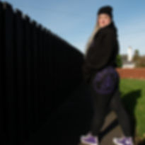 Leviathan Black and Purple Leggings