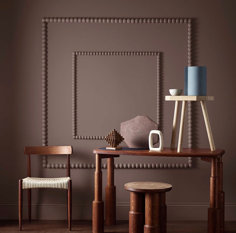 Miniatura: rodameio bolinhas em quadros na parede