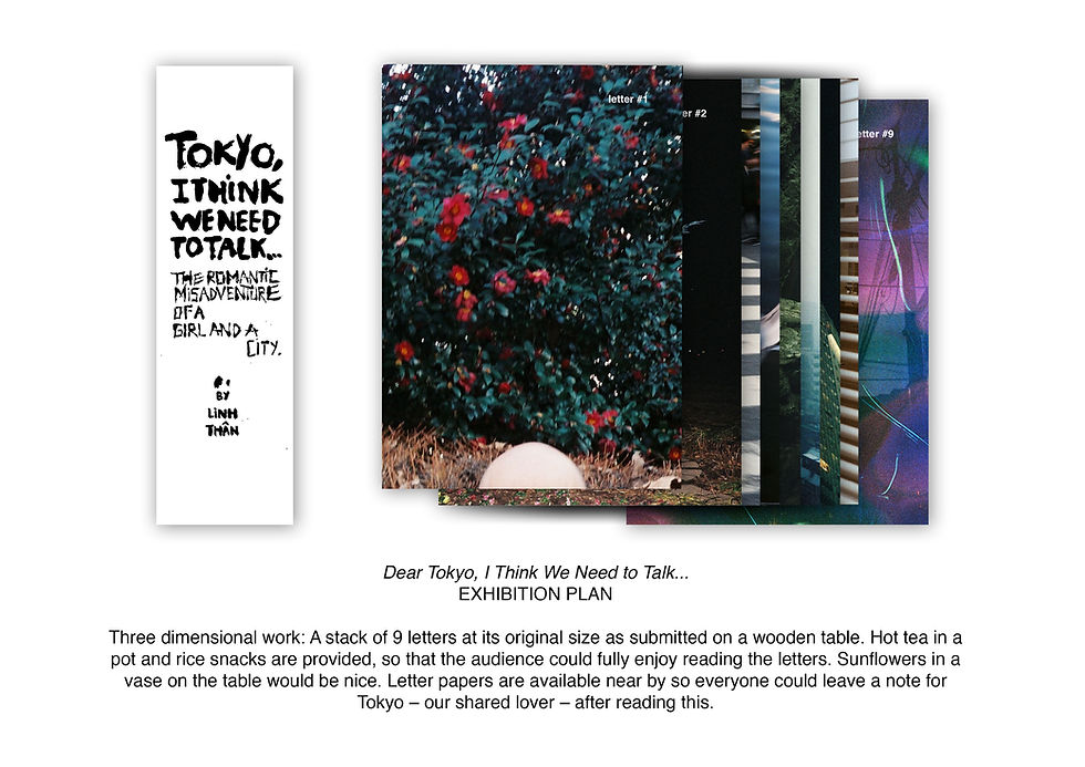 Dear Tokyo Exhibition Plan