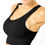 Thumbnail: Mesh Seamless Bra With Cutouts - Black