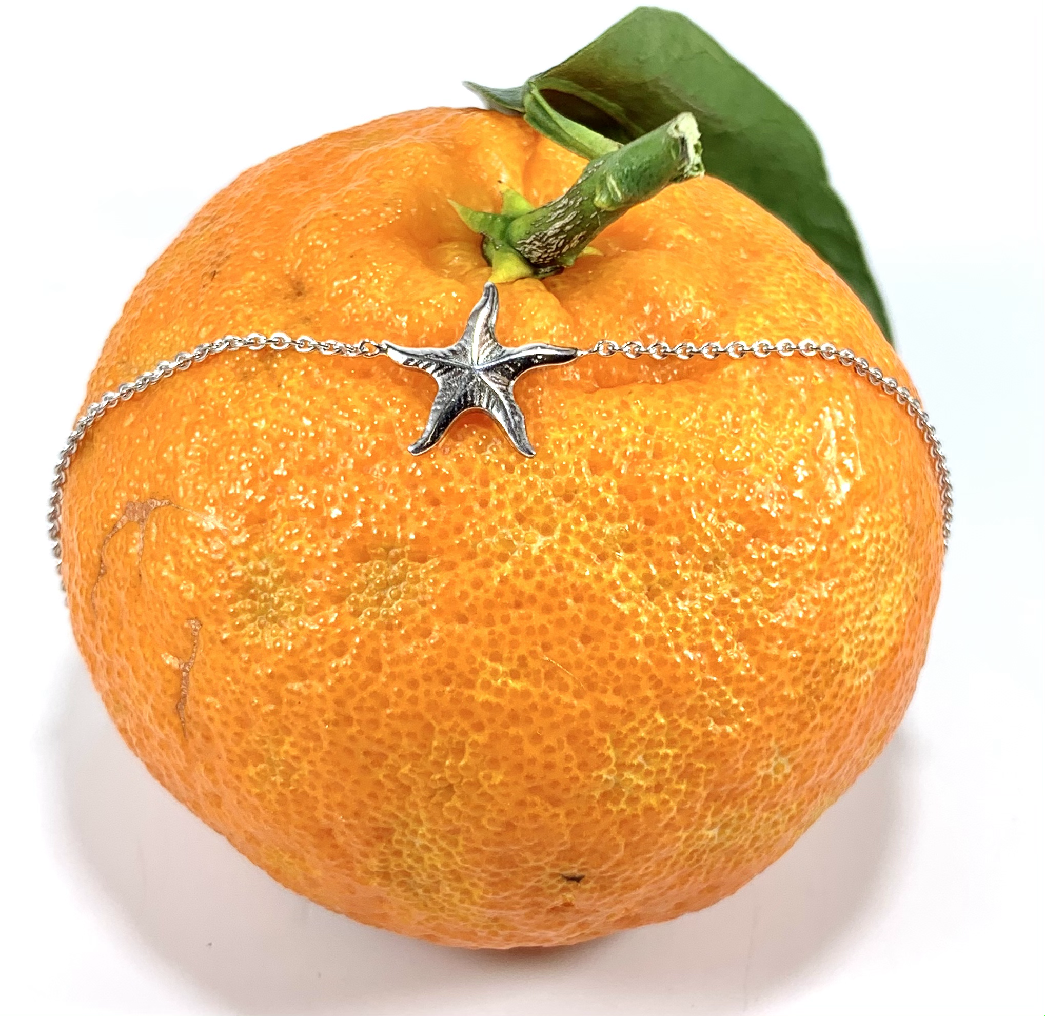 Bracelet « Étoile de mer » or gris