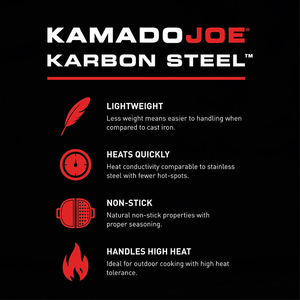 Thumbnail: Kamado Joe® Karbon Steel™ Carbon Steel Paella Pan for Classic Joe™ and Big Joe™