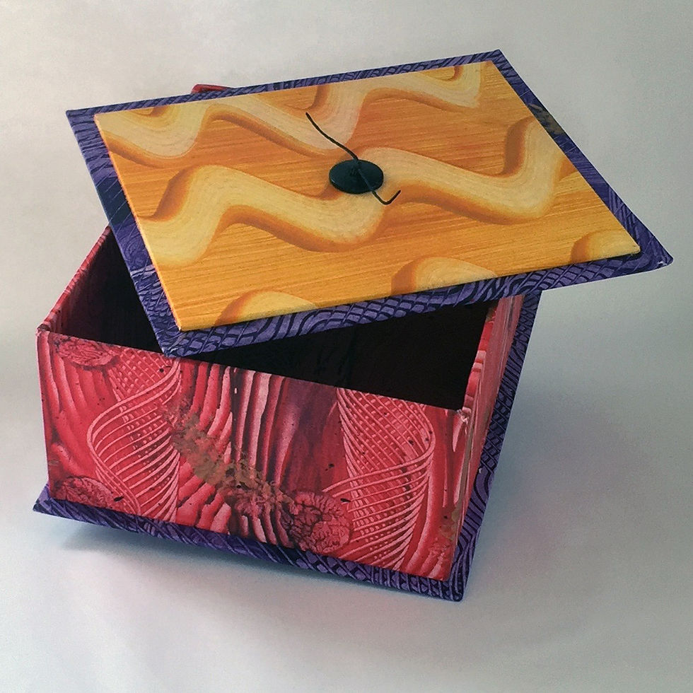 Red & Purple Decorative Box