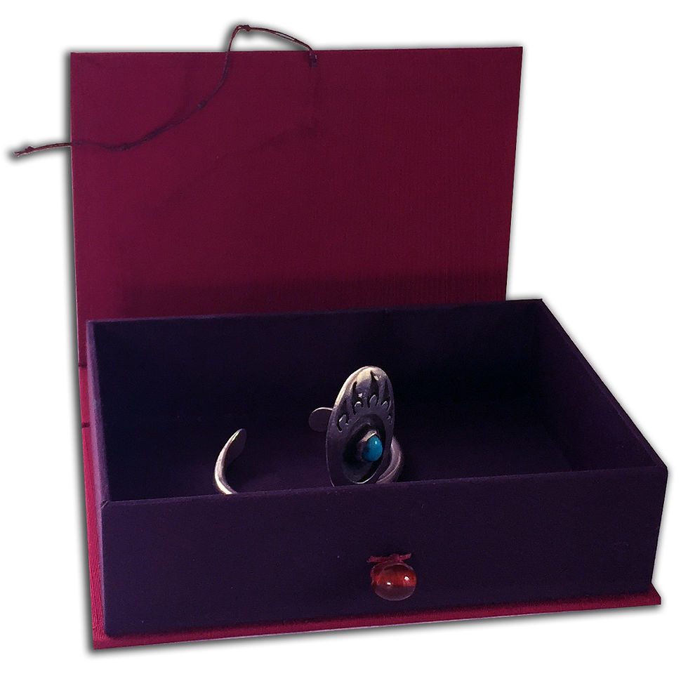 Crimson & Purple Decorative Box