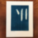 Still Water Bindery Cyanotype Card