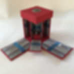 SWB Etui - Red with Silver Button