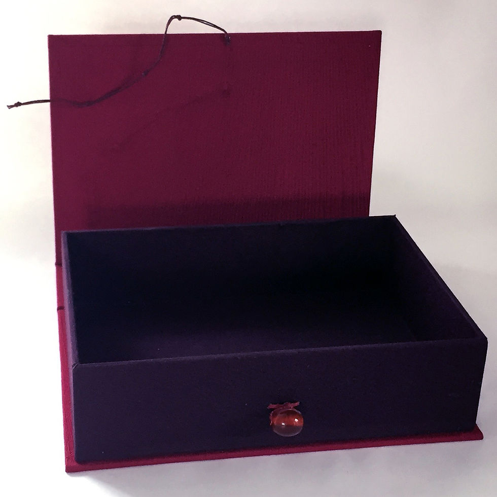 Crimson & Purple Decorative Box