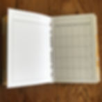 Still Water Bindery Natural & Tumeric Journal Exposed Sewing