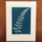 Still Water Bindery Cyanotype Card