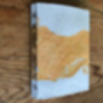 Still Water Bindery Natural & Tumeric Journal Exposed Sewing