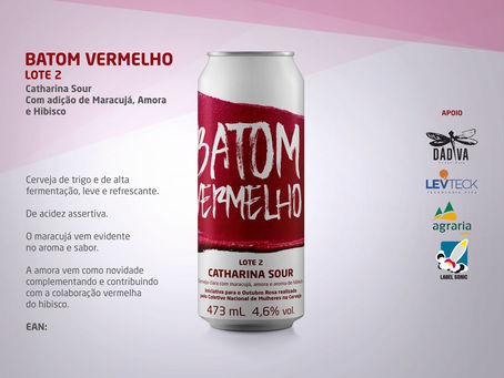 Cerveja Batom Vermelho está de volta com adição de amoras