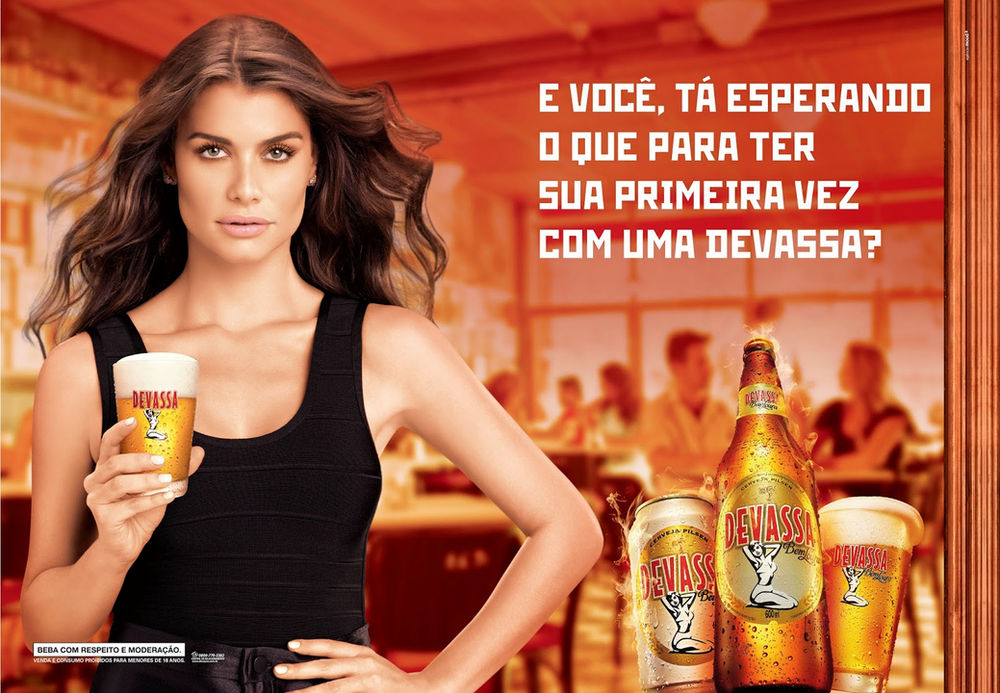 Cerveja e mulher, oba!