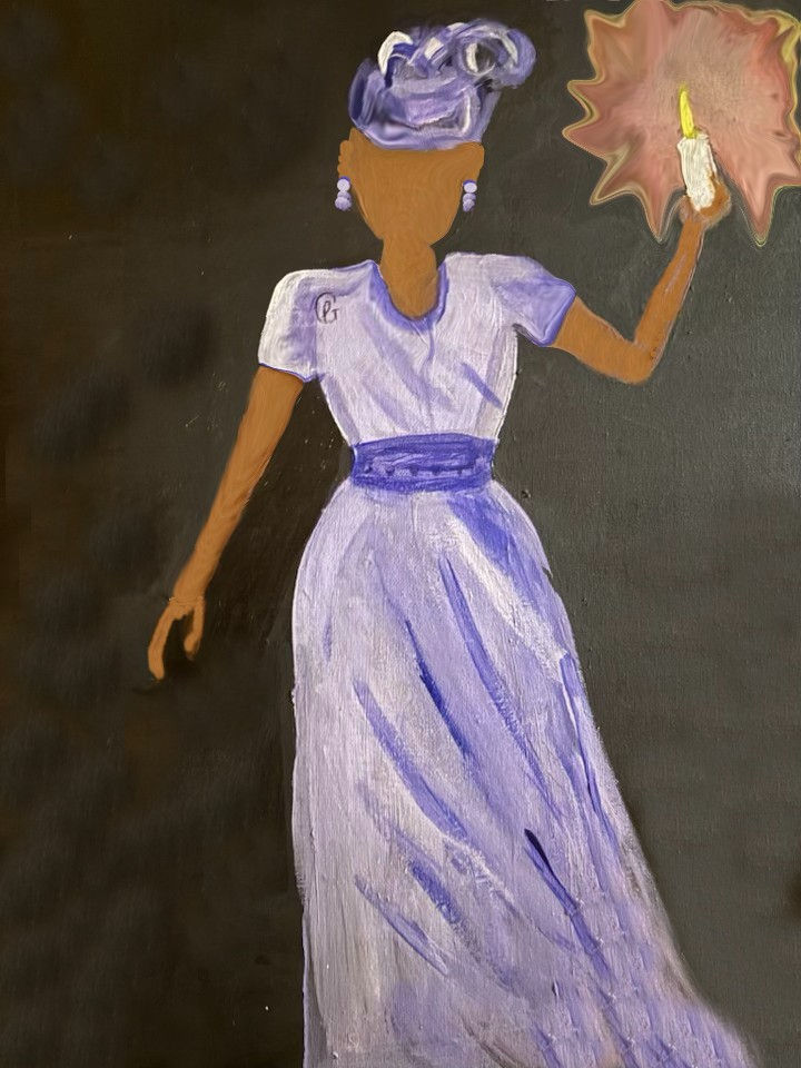 art by lady moving