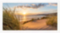 Golden Lockdown Stripes - 840 x 420mm - White Satin Frame - Non-Reflective