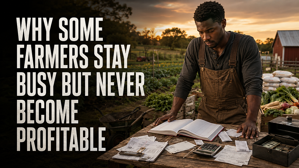 Why Some Farmers Stay Busy but Never Become Profitable